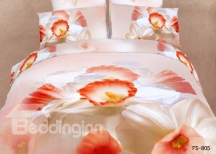 New Arrival Forget Me Not Flowers Print 3d Bedding Sets